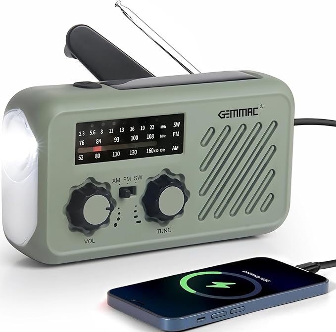 Radio de Emergencia Portátil Solar