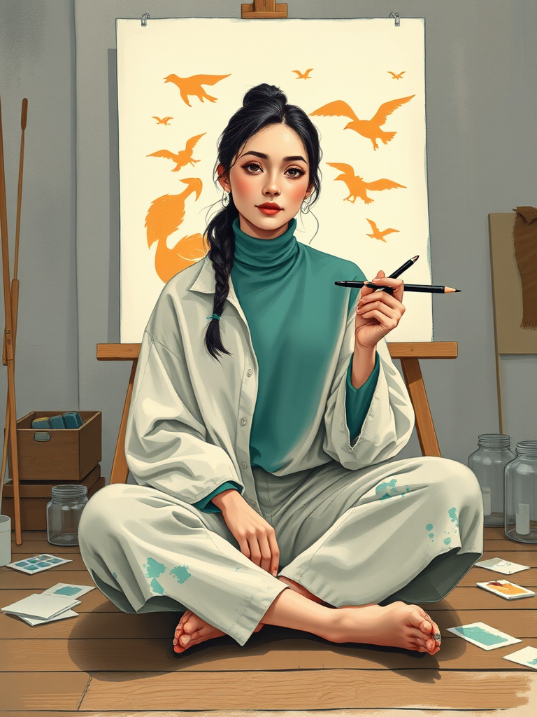 Retrato de Lucía Trazo