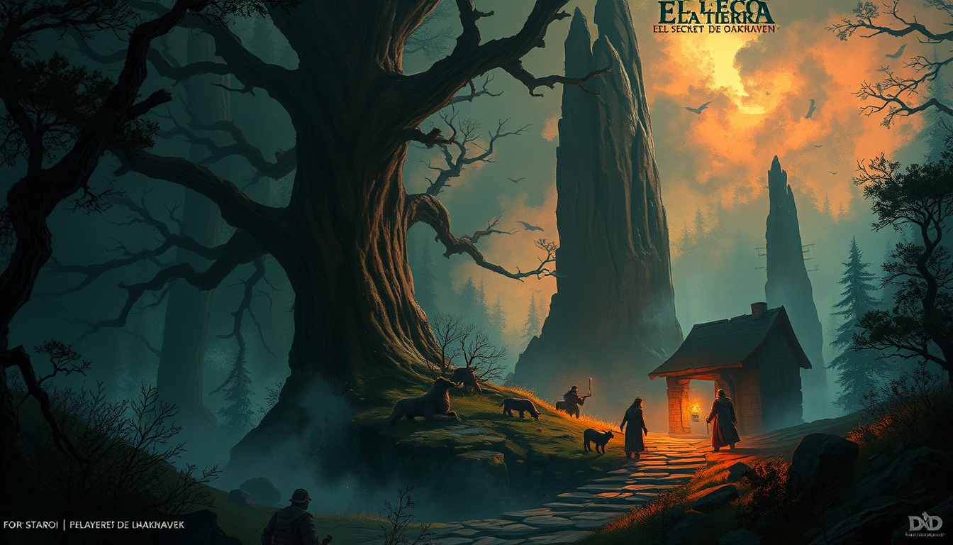 Portada de «El Eco de la Tierra: El Secreto de Oakhaven»