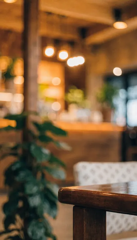 Fondo para croma Cafetería acogedora
