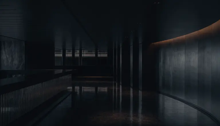 Salón cinematográfico oscuro