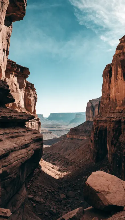 Fondo para croma Cañón del desierto