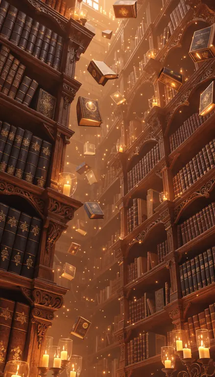 Fondo para croma Biblioteca encantada