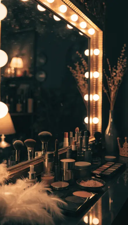 Fondo para croma Tocador de maquillaje
