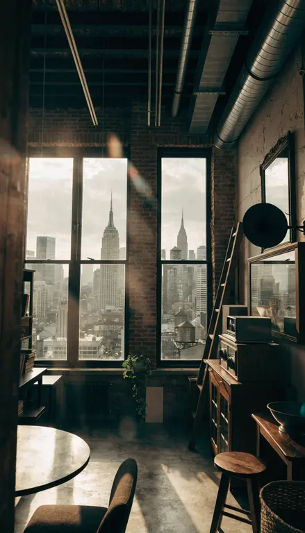 Fondo para croma Loft Nueva York