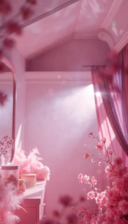 Fondo para croma Estudio rosa pastel
