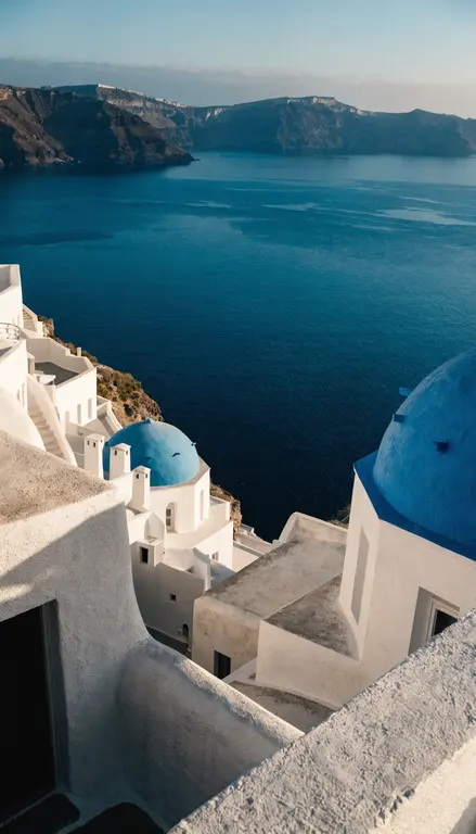 Fondo para croma Santorini