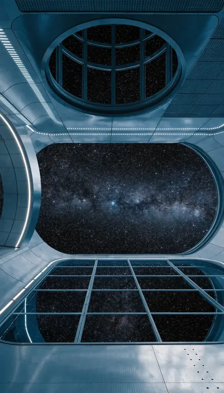 Fondo para croma Estación espacial