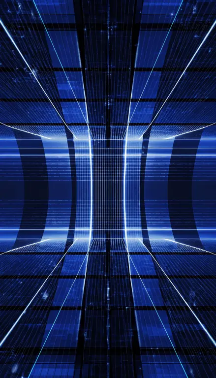 Fondo para croma Rejilla azul tech