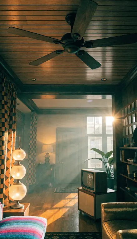 Fondo para croma Habitación años 70