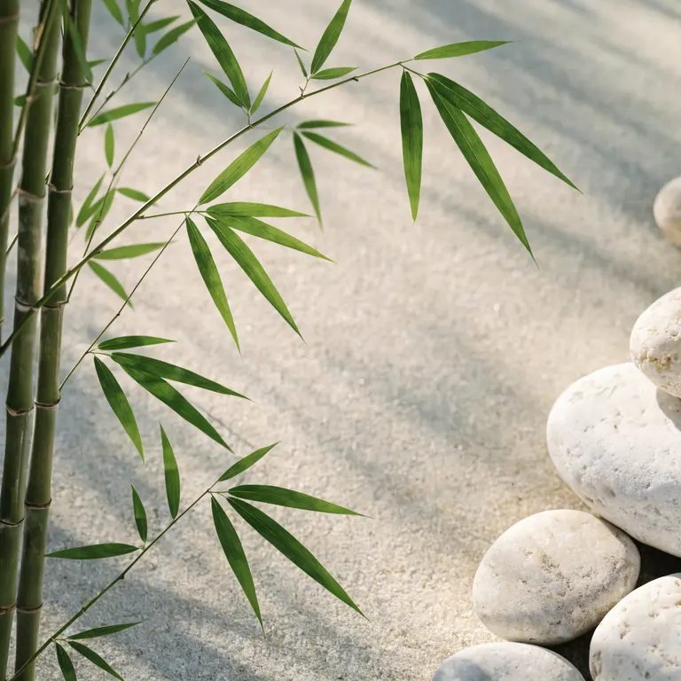 Fondo mockup Bambú zen