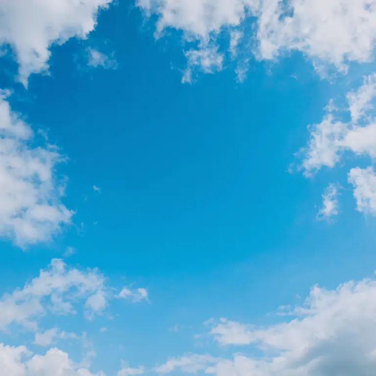 Fondo mockup Cielo azul