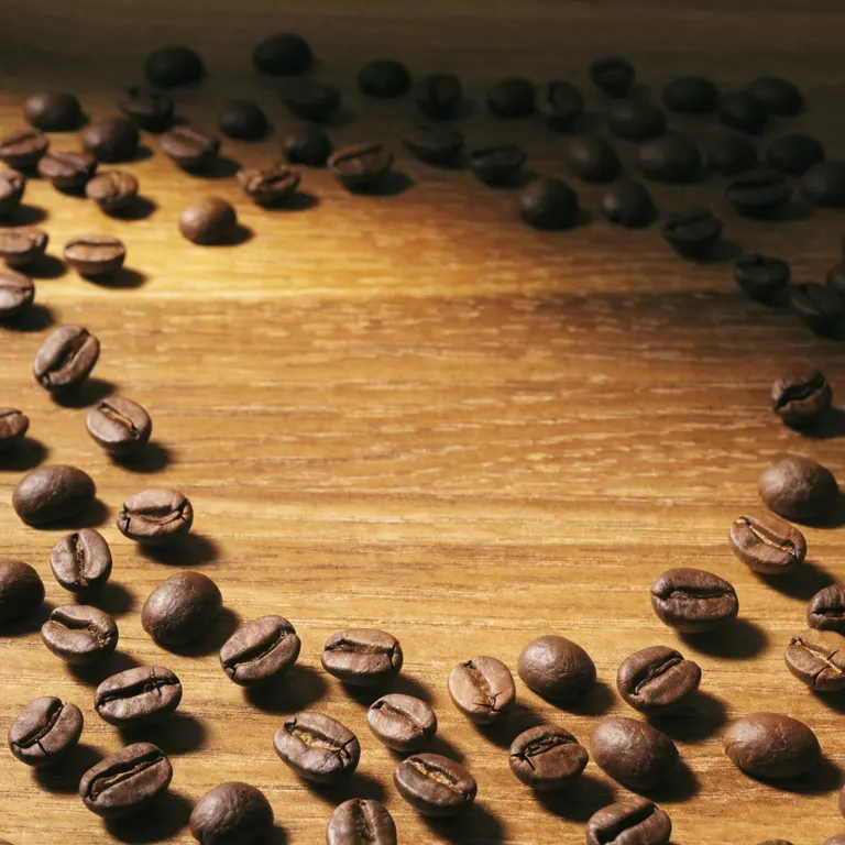 Fondo mockup Granos de café