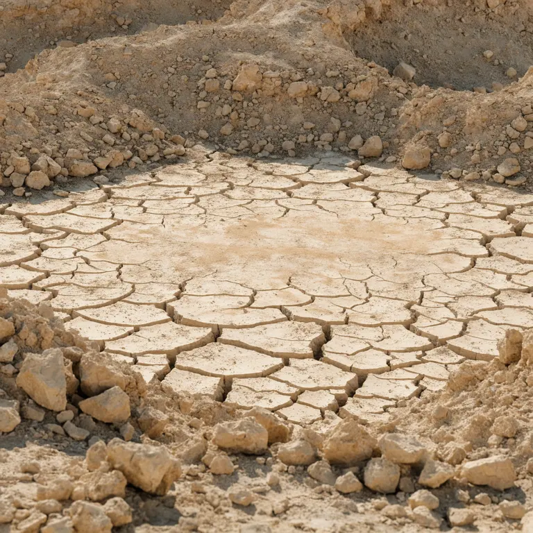 Fondo mockup Tierra agrietada