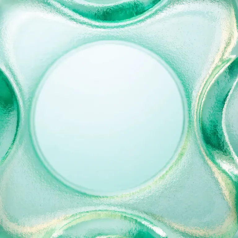 Fondo mockup Cristal menta esmerilado
