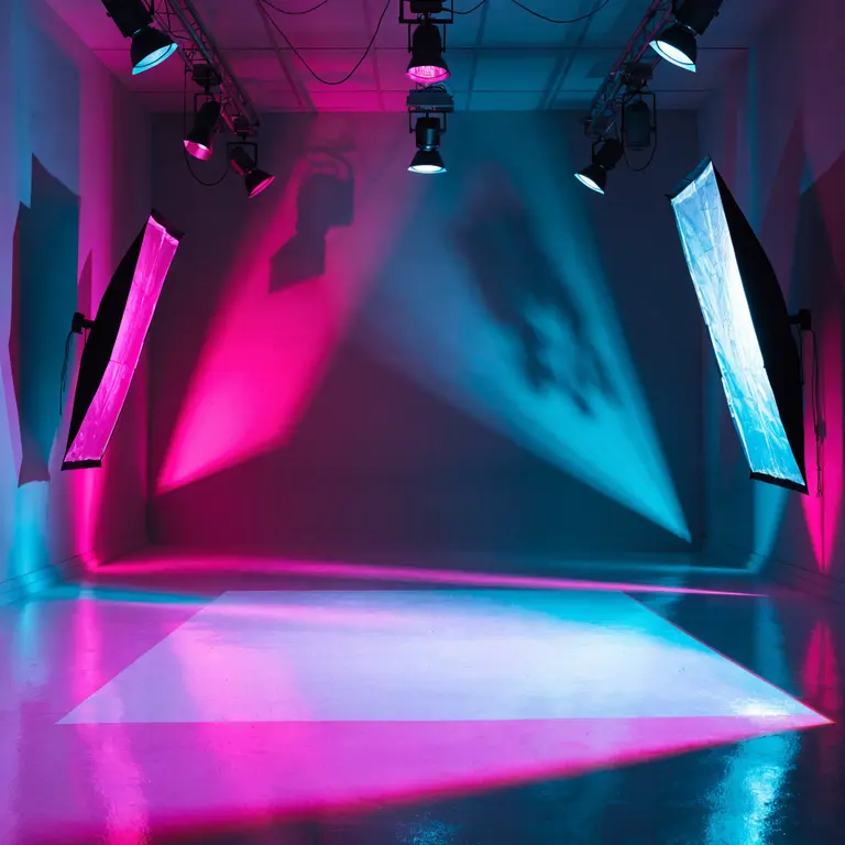 Fondo mockup Gel magenta cian