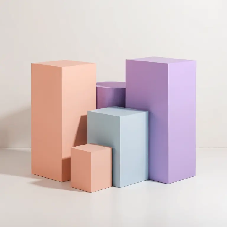 Fondo mockup Bloques geométricos