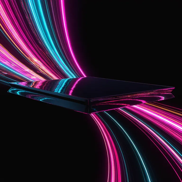 Fondo mockup Resplandor neón oscuro