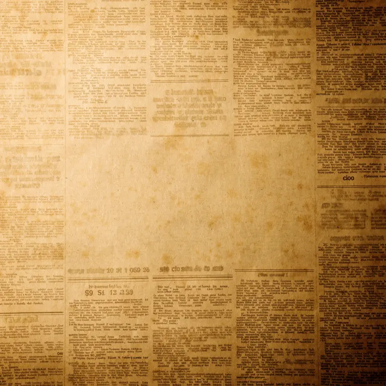 Fondo mockup Papel de periódico vintage