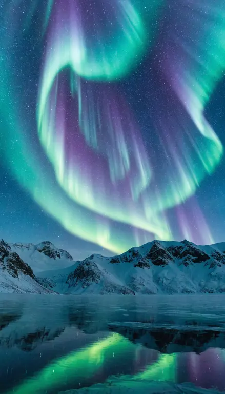 Wallpaper Aurora boreal · 2