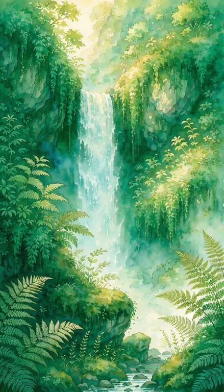 Wallpaper Cascada mágica · 1