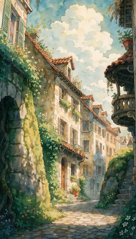 Wallpaper Ciudad europea · 2