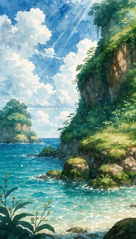Wallpaper Costa de verano · 1