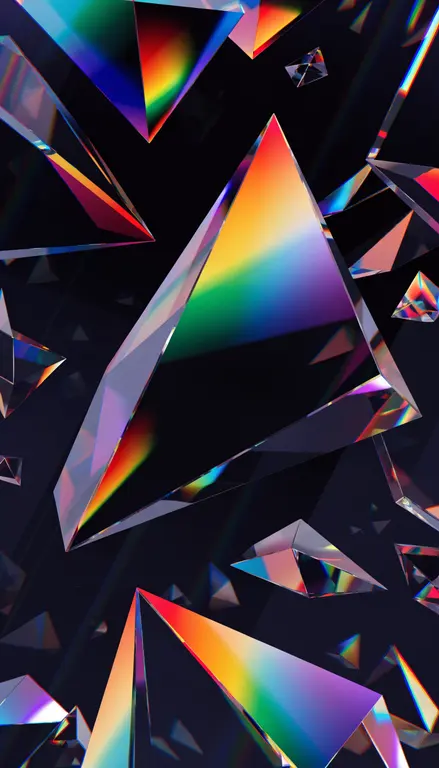 Wallpaper Cristales prisma · 1