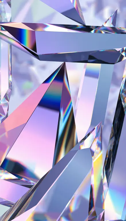 Wallpaper Cristales prisma · 2
