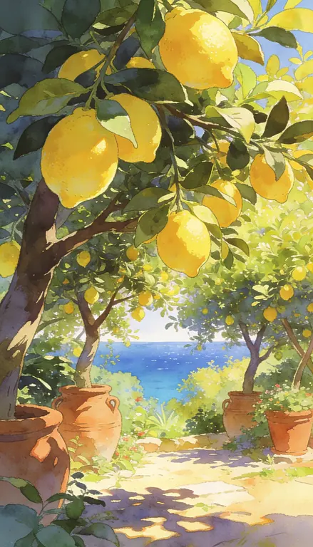 Wallpaper Huerto de limones · 2