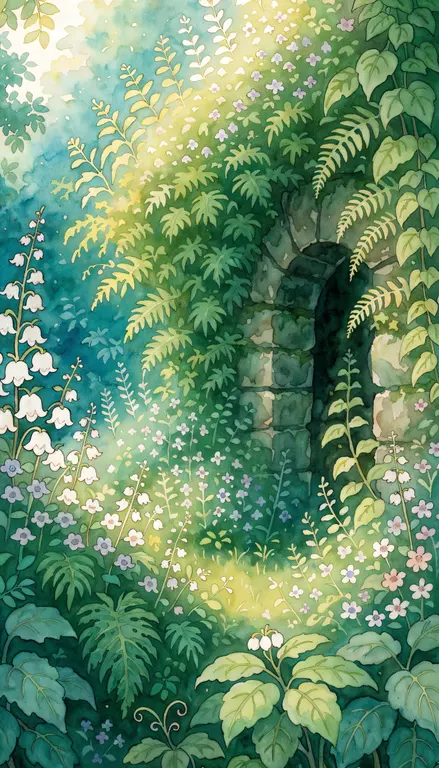 Wallpaper Jardín secreto · 1