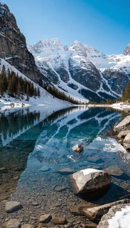 Wallpaper Lago alpino · 2
