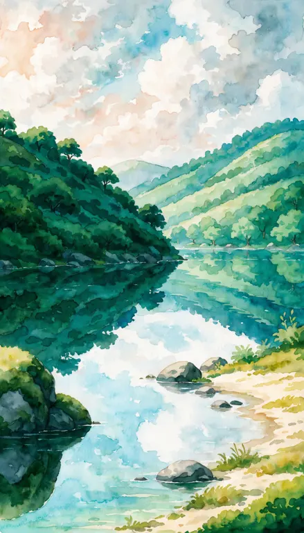 Wallpaper Lago espejo · 1
