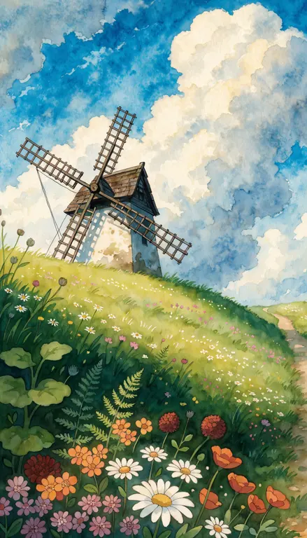 Wallpaper Molino de viento · 1