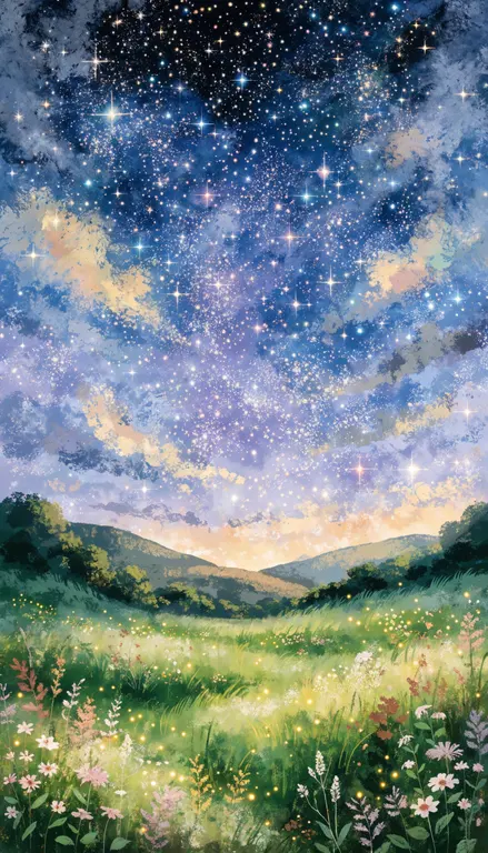 Wallpaper Noche estrellada · 1