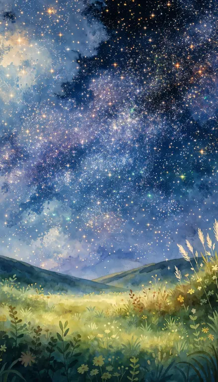 Wallpaper Noche estrellada · 2