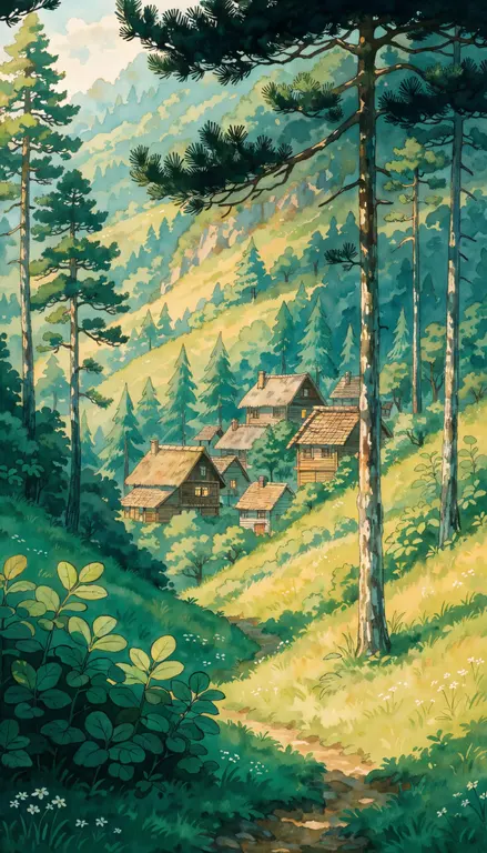 Pueblo de montaña · 1