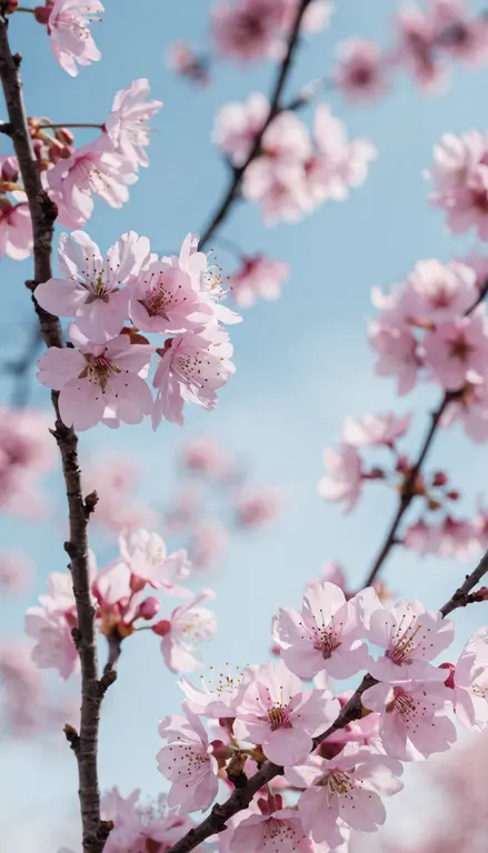 Wallpaper Sakura rosa · 2