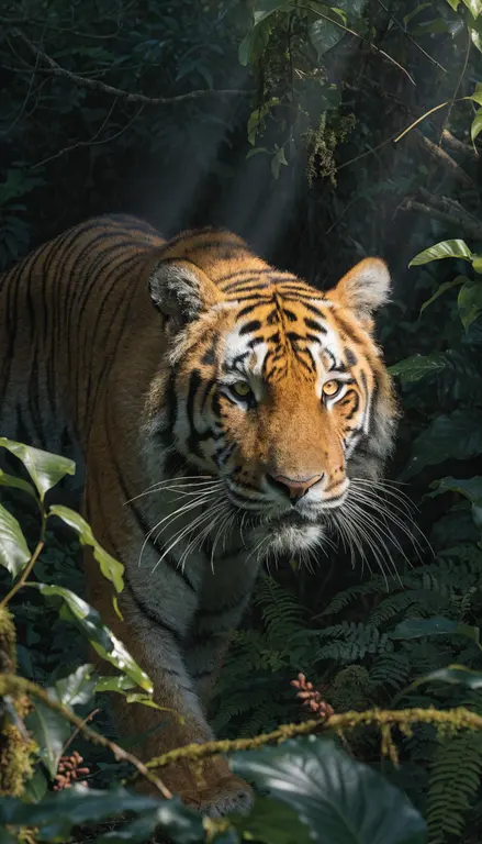 Wallpaper Tigre en la jungla · 1