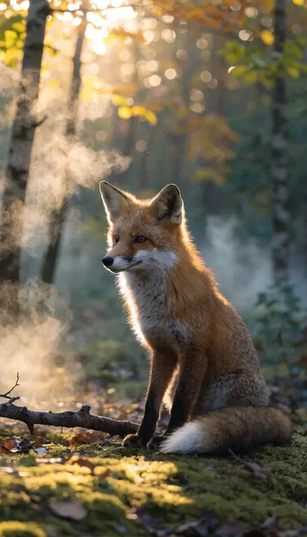 Wallpaper Zorro en el bosque · 1