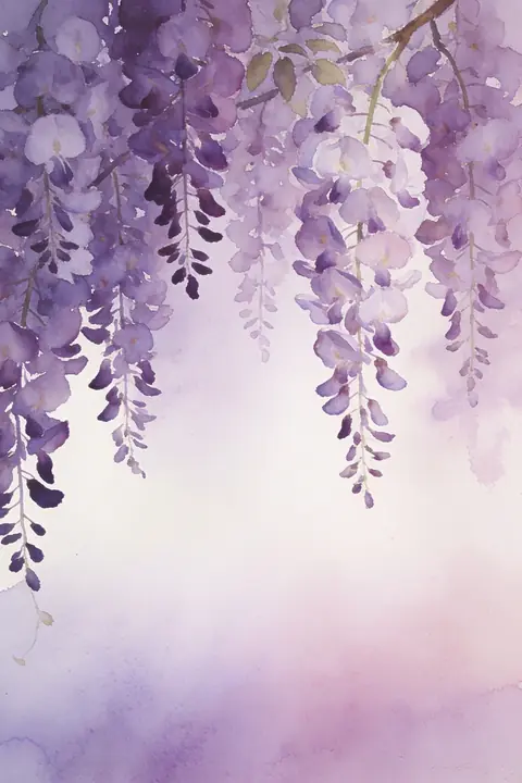 Ilustración watercolor-of-hanging-wis para menu