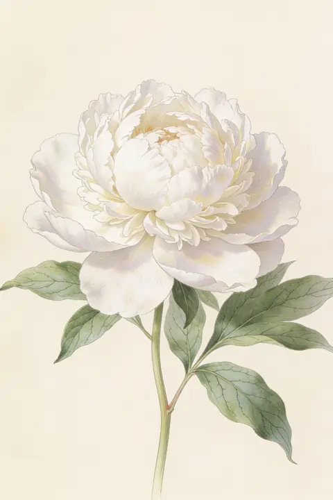 Ilustración botanical-illustration-of para save-the-date