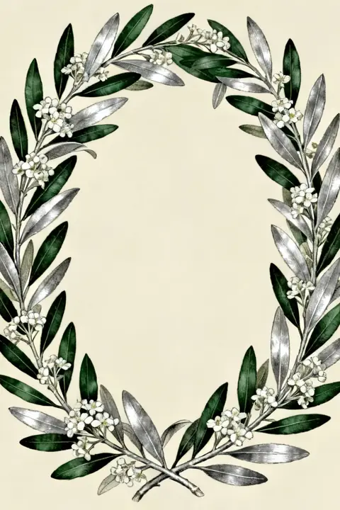 Ilustración botanical-illustration-of para save-the-date