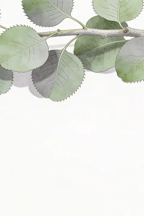 Ilustración botanical-illustration-of para save-the-date