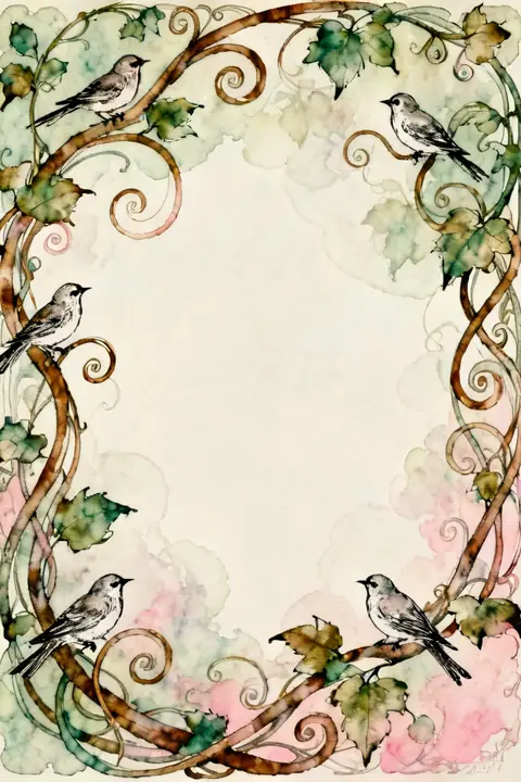 Ilustración ink-and-watercolor-of-a-v para save-the-date