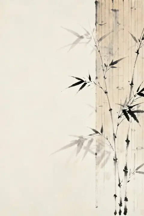 Ilustración ink-drawing-of-a-chineses para save-the-date
