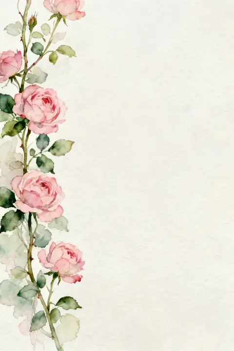 Ilustración watercolor-of-a-vertical- para save-the-date