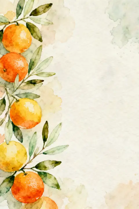 Ilustración watercolor-of-a-vertical- para save-the-date