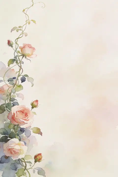 Ilustración watercolor-of-a-vertical- para save-the-date
