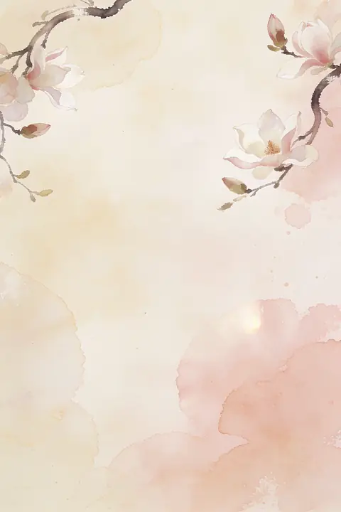 Ilustración watercolor-of-magnolia-br para save-the-date
